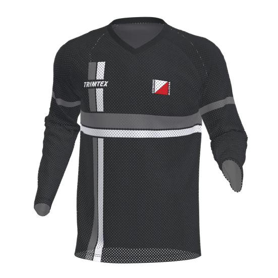 Basic Mesh O-Shirt LS Men